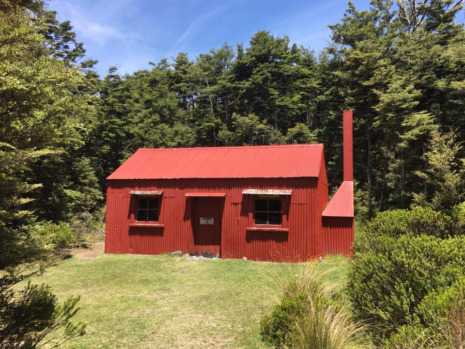 Historic Waihohonu Hut in the Tongariro National Park