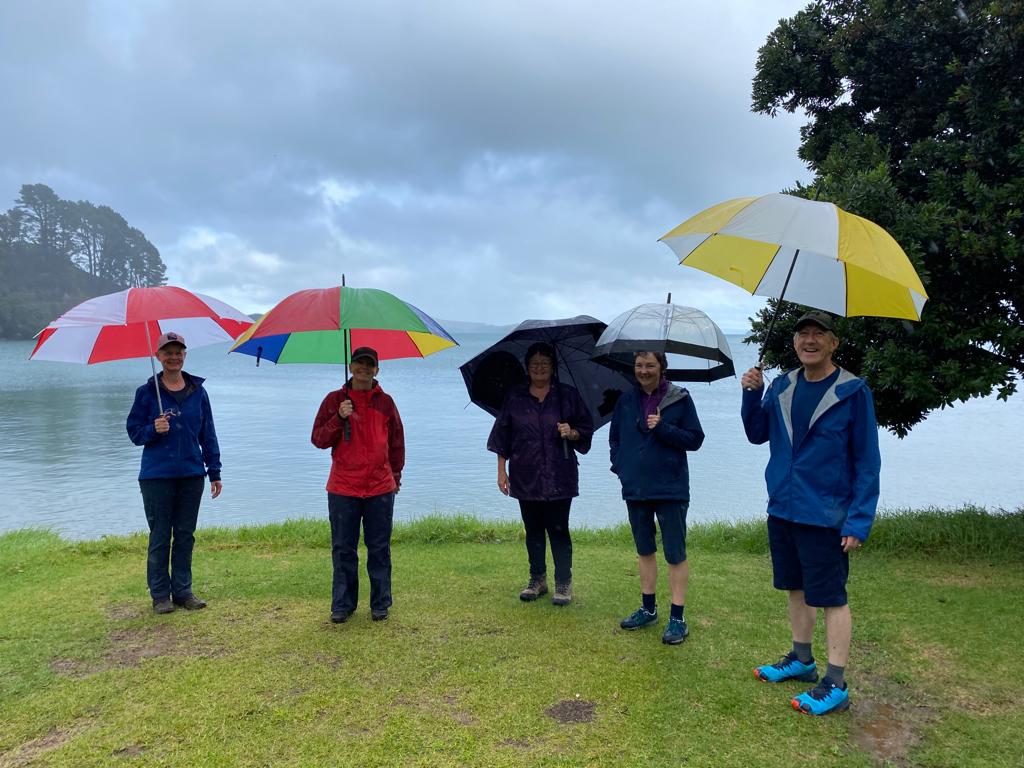 Wet weather doesn't stop us hiking in New Zealand