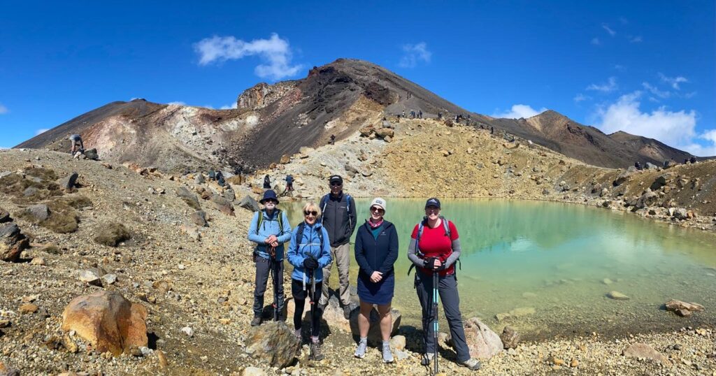 what to expect on guided walks in Tongariro with Walking Legends