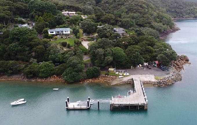 Whangaparapara Wharf, Aotea Great Barrier Island