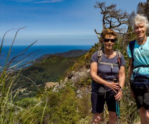 Great Barrier Island hikes with Walking Legends Two hikers on Great Barrier Island